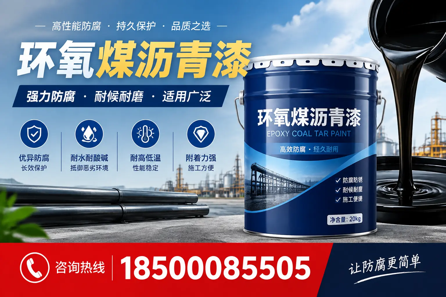 环氧煤沥青漆在不同气候条件下的表现分析,滦平适用性